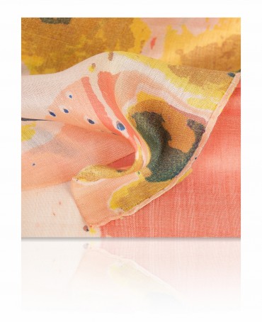 Палантин Женский SN-FL.ABSTRACT/PURP